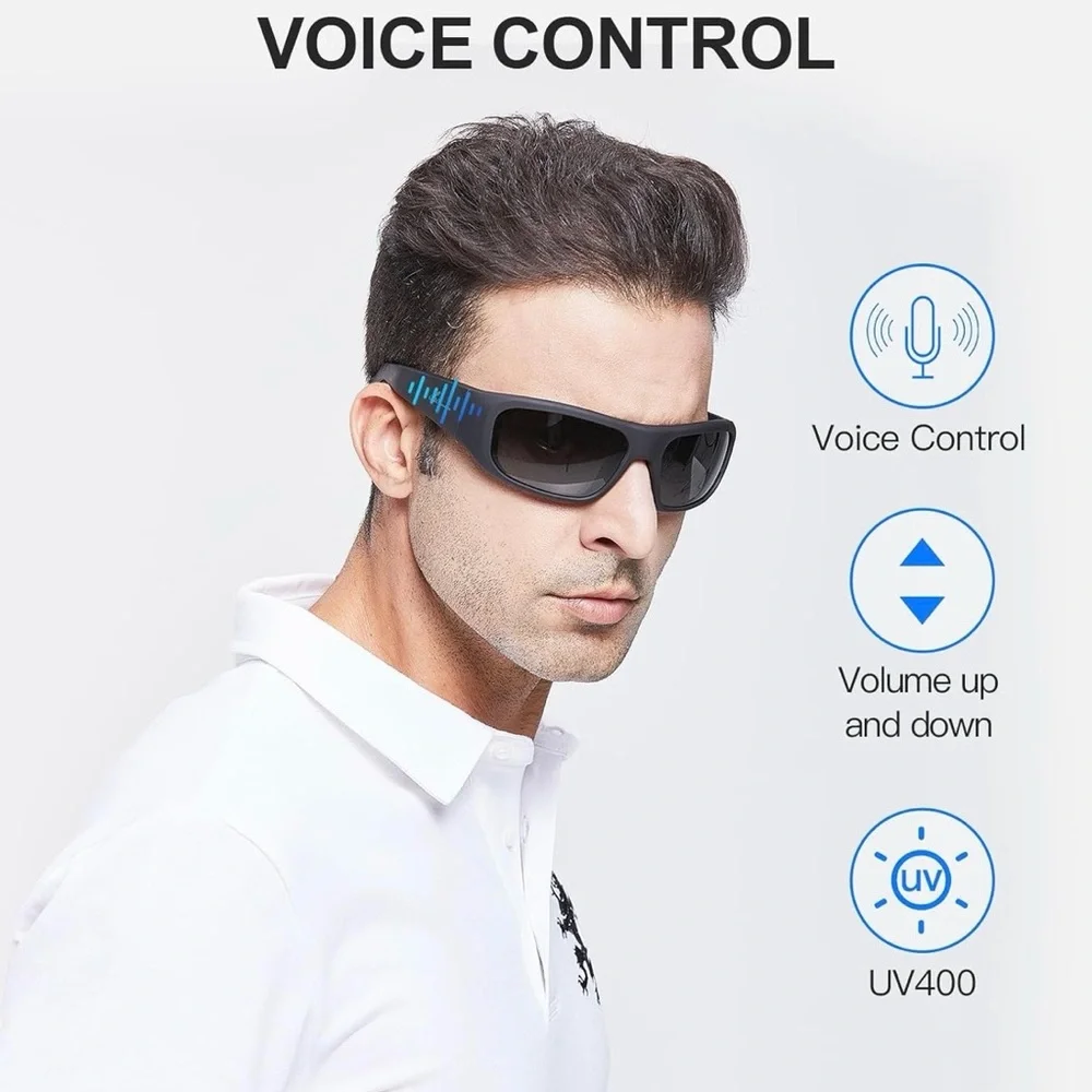Bluetooth Smart Glasses - Black